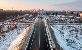 На обновленном путепроводе в Киришах появятся пешеходные зоны в начале 2023 году