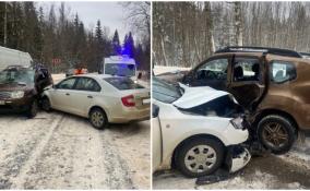 Пять человек пострадали в ДТП по Бокситогорском