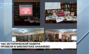 В библиотеке Енакиево провели Час исторической памяти