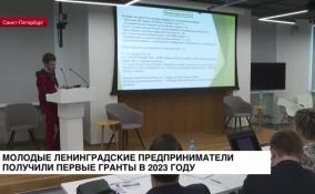 Молодые ленинградские предприниматели получили первые гранты в 2023 году