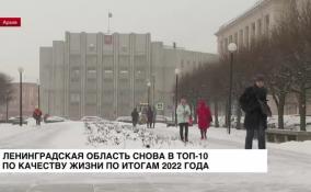 Ленинградская область снова в топ-10 по качеству жизни