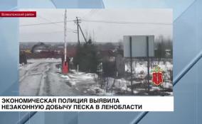 Экономическая полиция выявила незаконную добычу песка в Ленобласти