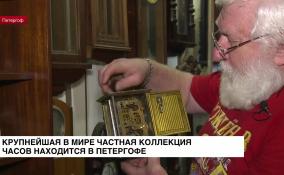 В Петергофе находится крупнейшая в мире частная коллекция часов