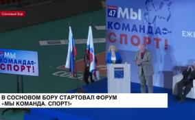 В Сосновом Бору открылся спортивный форум «Мы команда. Спорт!»