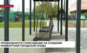 Продолжается голосование за создание комфортной городской среды