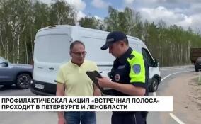 Профилактическая акция «Встречная полоса» продолжается в Петербурге и Ленобласти