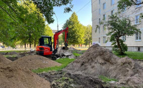 В Кировске на улицах Новая и Победы обновляют асфальт