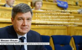 Михаил Ильин: комплексные учения проводятся в Ленинградской области