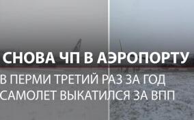 ЧП с самолетом в Перми: при посадке самолет из Петербурга выкатился за пределы взлетной полосы