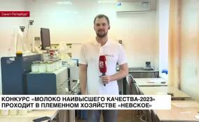 В племенном хозяйстве «Невское» проходит конкурс «Молоко наивысшего качества-2023»