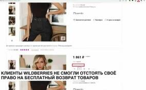 Клиенты Wildberries не смогли отстоять свое право на бесплатный возврат товаров