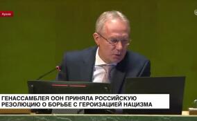 Генассамблея ООН приняла большинством голосов российскую резолюцию о борьбе с героизацией нацизма