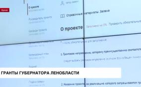 В Ленобласти стартовал первый конкурсный отбор на гранты губернатора 47-го региона