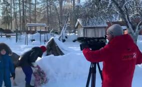 Гости из Петербурга и Ленобласти побывали на Дне Оленя в "Приюте Белоснежки"