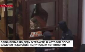 Обвиняемая по делу о теракте, в котором погиб Владлен Татарский, получила 27 лет колонии