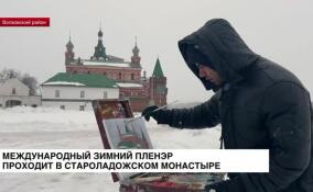 Международный зимний пленэр проходит в Староладожском монастыре