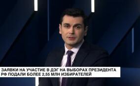 Заявки на участие в ДЭГ на выборах президента РФ подали более 2,55 млн избирателей