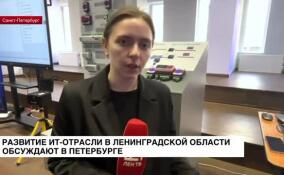 Развитие IT-отрасли в Ленинградской области обсуждают в Петербурге