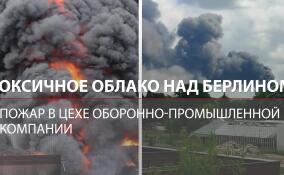 Токсичное облако над Берлином: в Германии сильный пожар в цехе оборонно-промышленной компании