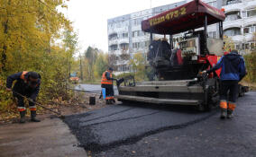 Ремонт дорог в микрорайоне Кировские Дачи в Выборге завершается