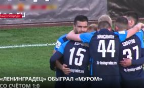 «Ленинградец» обыграл «Муром» со счётом 1:0