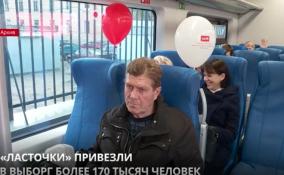 «Ласточки» привезли в Выборг более 170 тысяч человек