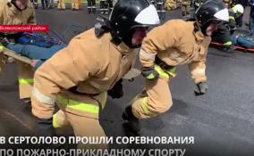 В Сертолово прошли региональные соревнования по пожарно-прикладному спорту