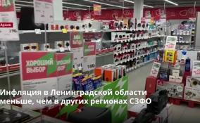 Инфляция в Ленобласти меньше, чем в других
регионах СЗФО