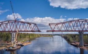 В Подпорожье началась стыковка моста через реку Свирь