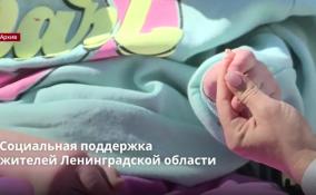 В Ленобласти появились изменения в мерах социальной
поддержки населению