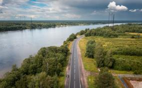 В Кировском районе привели в порядок подъезд к Шлиссельбургу от Мурманского шоссе