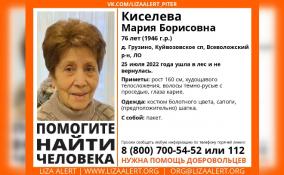 В лесу во Всеволожском районе заблудилась 76-летняя женщина