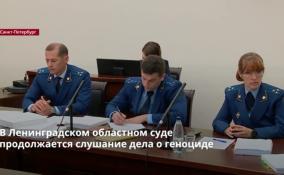 В Ленинградском областном суде продолжается слушание дела
о геноциде