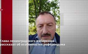 Глава избирательной комиссии Ленобласти Михаил
Лебединский дал эксклюзивное интервью ЛенТВ24