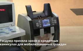 Госдума приняла закон о кредитных каникулах для
мобилизованных граждан