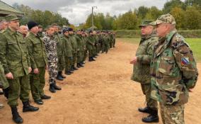 Михаил Ильин проверил условия проживания мобилизованных жителей Ленобласти