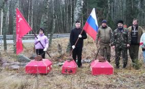 За октябрь в Ленобласти захоронили останки 195 красноармейцев