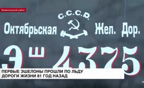 Во Всеволожском районе вспоминают участников Великой
Отечественной, погибших на ледовой переправе через Ладогу