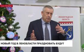 Александр Дрозденко рассказал, как будет праздновать Новый год
Ленобласть